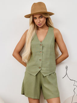 Жилет Аманти-1 из льна с вискозой - Виотекс фото 27