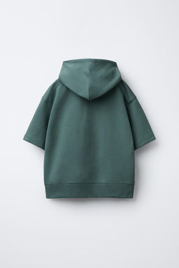INTERLOCK SHORT SLEEVE HOODIE AND BERMUDA SHORTS SET - Zara фото 3