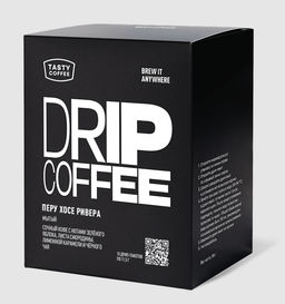 Дрип-пакеты Tasty Coffee Перу Хосе Ривера набор 10 пакетиков