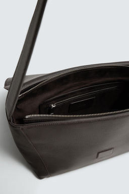 LEATHER CROSSBODY BAG - Zara фото 11
