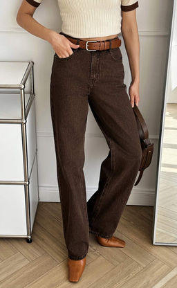 Джинсы жен. P222-0134-1 brown - Primm фото 7