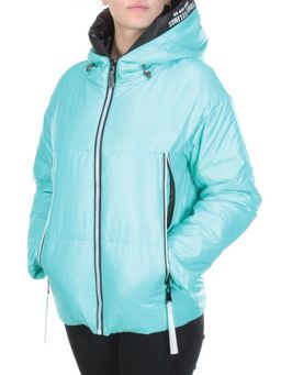 8278 TURQUOISE Куртка демисезонная женская BAOFANI (100 гр. синтепон) - Fashion фото 3