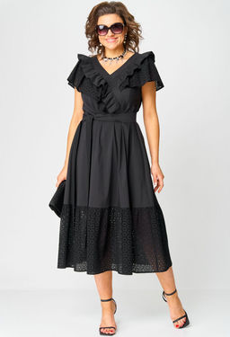 Платье EVA GRANT 7225В черный