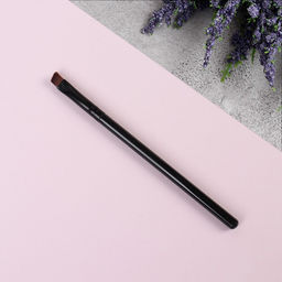 Цена за 2 шт. Кисть для макияжа, скошенная, 13(± 1) см, чёрная