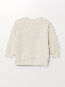 Bisiklet Yaka Bask?l? Erkek Bebek Sweatshirt - Waikiki фото 2