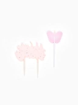 Набор свечей для торта «Happy Birhday» с бабочкой