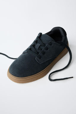 SPLIT SUEDE SPORTS DERBY SHOES - Zara фото 3