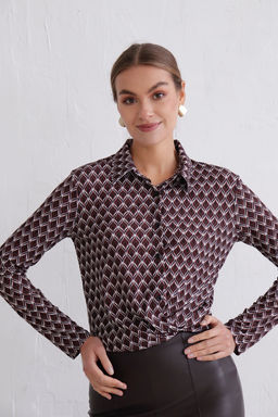 11493 Рубашка с принтом - Martichelli фото 4