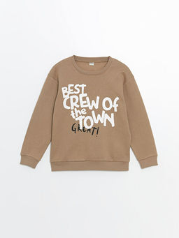 Bisiklet Yaka Erkek ?ocuk Sweatshirt