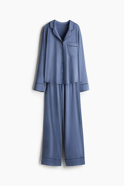 Pijama de mezcla de viscosa - H&m фото 5