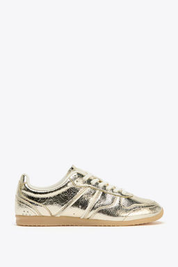 METALLIC-EFFECT TRAINERS - Zara фото 5