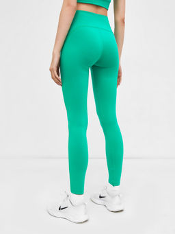 Легинсы с высокой линией талии в мятном цвете