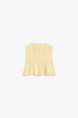 PEPLUM BANDEAU TOP - Zara фото 24