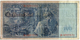 Банкнота 100 марок 1910 года Германия