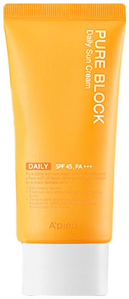 Солнцезащитный крем для лица APIEU Pure Block Daily Sun Cream SPF45 PA+++, 50ml