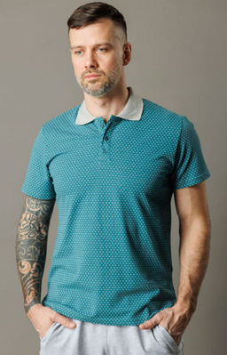 спортивная футболка-поло 92% хлопок, 8% лайкра - Relay фото 121