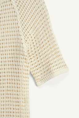 LIMITED EDITION RED TEXTURED T-SHIRT - Zara фото 6