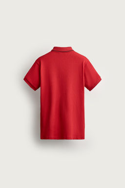 POLO REGULAR FIT RETRO / Rojo - Zara фото 3
