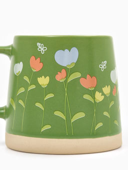 Кружка керамическая Полевые цветы, 360 мл, ручная работа