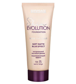 LuxVisage Крем тональный Skin EVOLUTION soft matte blur effect тон 35 Warm beige 35мл