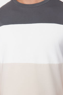 TRENDYOL MAN Siyah Regular/Normal Kesim Renk Bloklu %100 Pamuklu T-Shirt TMNSS24TS00076 - Trendyolmilla фото 18