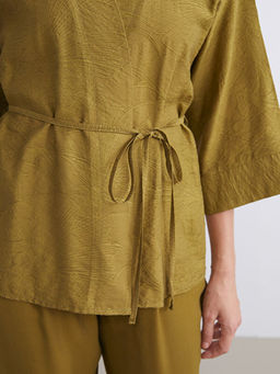 ?al Yaka Dokulu Kad?n Kimono