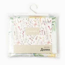 Скатерть «Доляна» Yellow flowers, 145×180 см