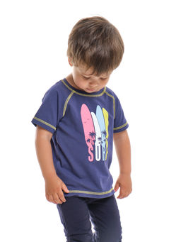 Футболка с принтом UD 0731 фиолетовый - Mini maxi фото 3
