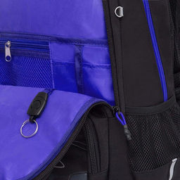 RB-453-3 Рюкзак школьный с картхолдером на держателе - Grizzly фото 18