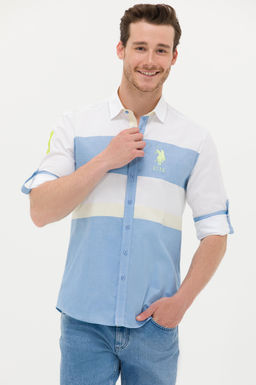 U. S. Polo Assn Мужская рубашка Saks с длинным рукавом - U.s. polo assn фото 3