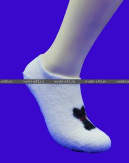 Цена за 10 пар. МИНИBS носки женские укороченные ангора НОРКА ШЕРСТЬ Кошечка 37-41 (фактически 37-41) - Weiwei фото 5