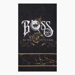 Набор кух. Полотенец Доляна Boss 35х60 см - 4шт, 100% хл, 160г/м2  фото 2