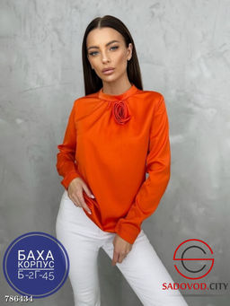 Женская блузка с цветком - Bruno фото 4