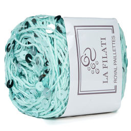 Royal Paillettes пряжа LA FILATI 55%%хлопок 45%пайетки 5х50г/120м