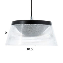 Светильник BayerLux «Дзета» LED 24 Вт 3000-6000К черный 18.5×18.5×9 см