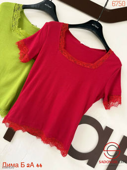 Футболка женская с гипюром - Bruno фото 4