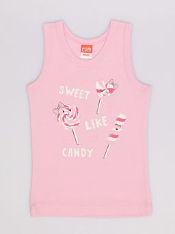 CRB wear/CWKG 20072-27 Майка для девочки,розовый/Ex.Cherubino