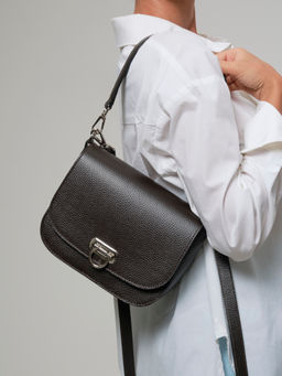 Сумка кожаная Azaro 30741 темно-коричневый