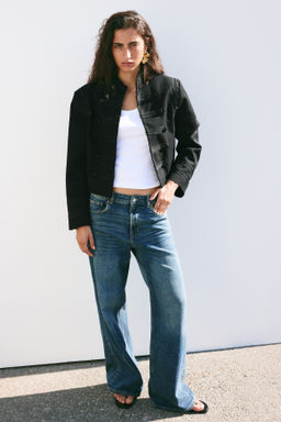 Chaqueta de sarga con hombreras - H&m фото 3