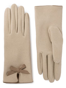 Перчатки жен флис LB-CP-139 l.beige