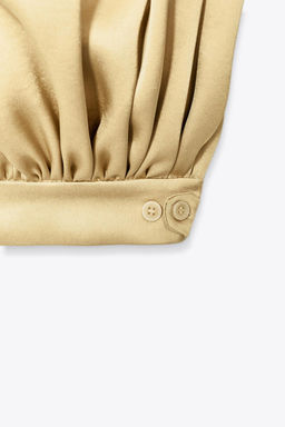 ZW COLLECTION SATIN BALLOON TROUSERS - Zara фото 4