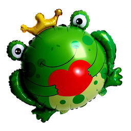 Воздушные шары фольгированные 28" «Влюблённая лягушка»