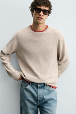TEXTURED RELAXED FIT SWEATER - Zara фото 5