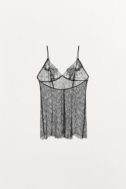 LACE STRAPPY TOP - Zara фото 8