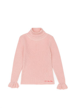 Пыльно-розовый свитер для девочки - U.s. polo assn фото 8