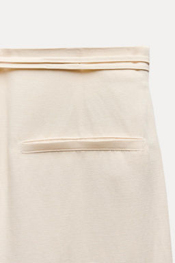 FULL LENGTH TROUSERS WITH BELT - Zara фото 8