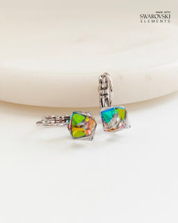 Серьги с кристаллами Swarovski