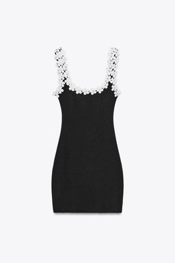 FLORAL HARDWARE STRETCH DRESS - Zara фото 14