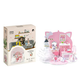 Румбокс "Комната невесты" - сборная модель (RMm_57078, "Три совы") инструменты, клей