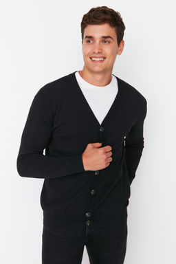 TRENDYOL MAN Vizon Slim Fit Pamuklu V Yaka Dugmeli H?rka TMNAW21HI0274 - Trendyolmilla фото 27